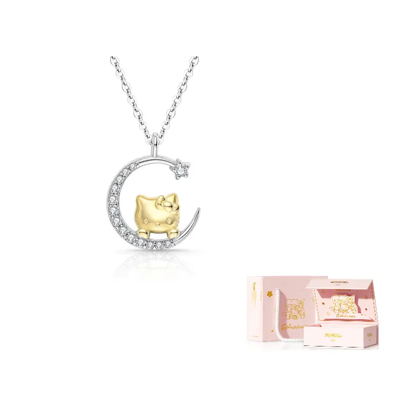 

Sanrio S925 серебро, Princess On The Run, колье-чокер, подарочный набор для женщин