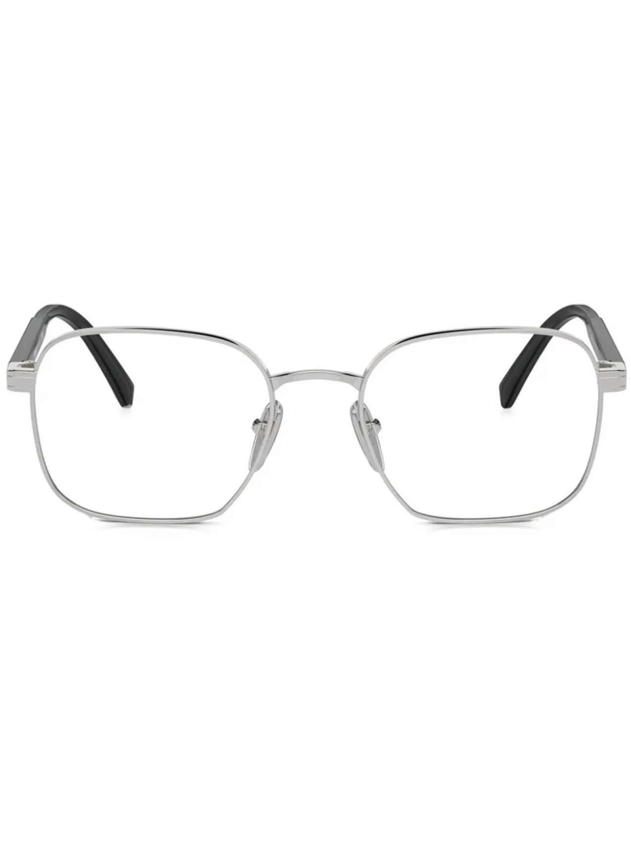 

Очки в квадратной оправе Prada Eyewear, серебряный