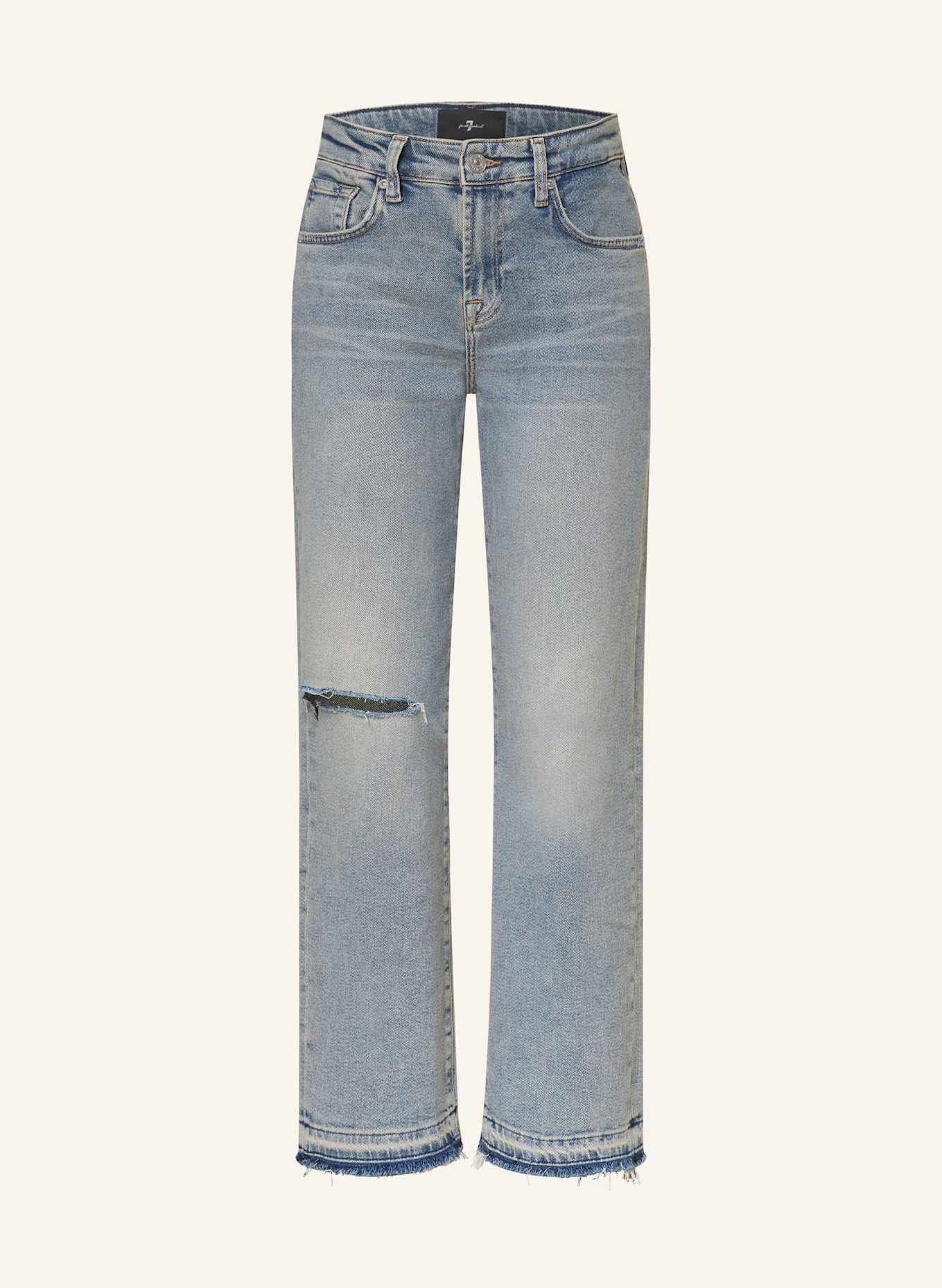 

Прямые джинсы Calie 7 For All Mankind, мультиколор