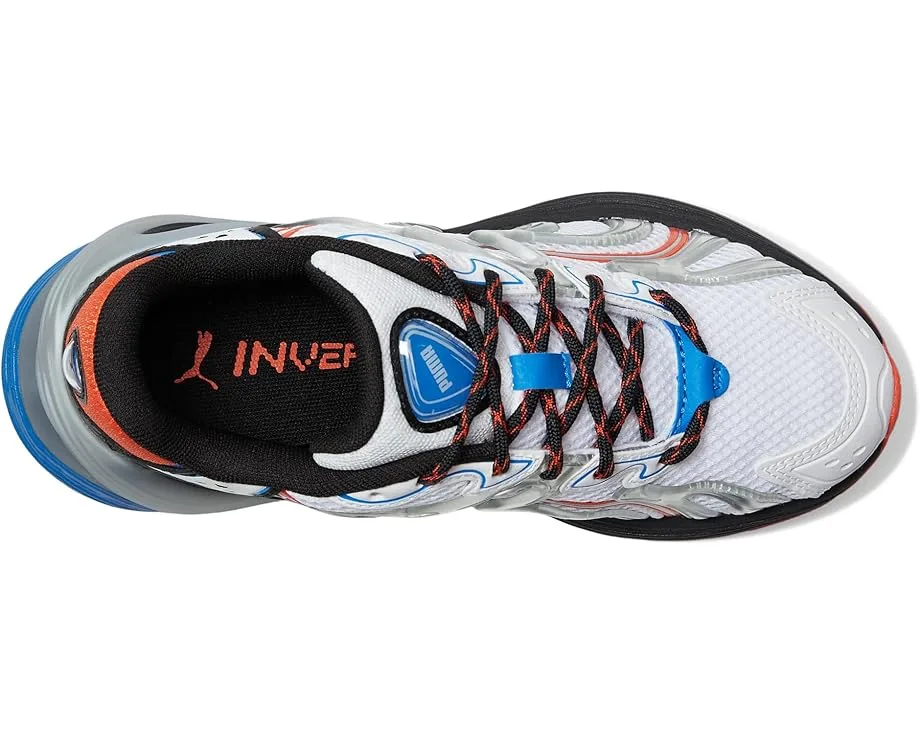 Кроссовки PUMA Kids Inverse (Little Kid/Big Kid), Puma White/Redmazing/Hyperlink Blue/Puma Black — фото 2