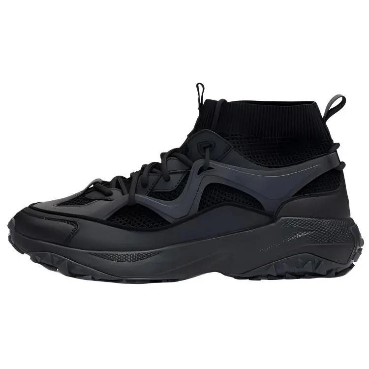 

Кроссовки HUGO BOSS Lifestyle Shoes Men High-top Black, черный