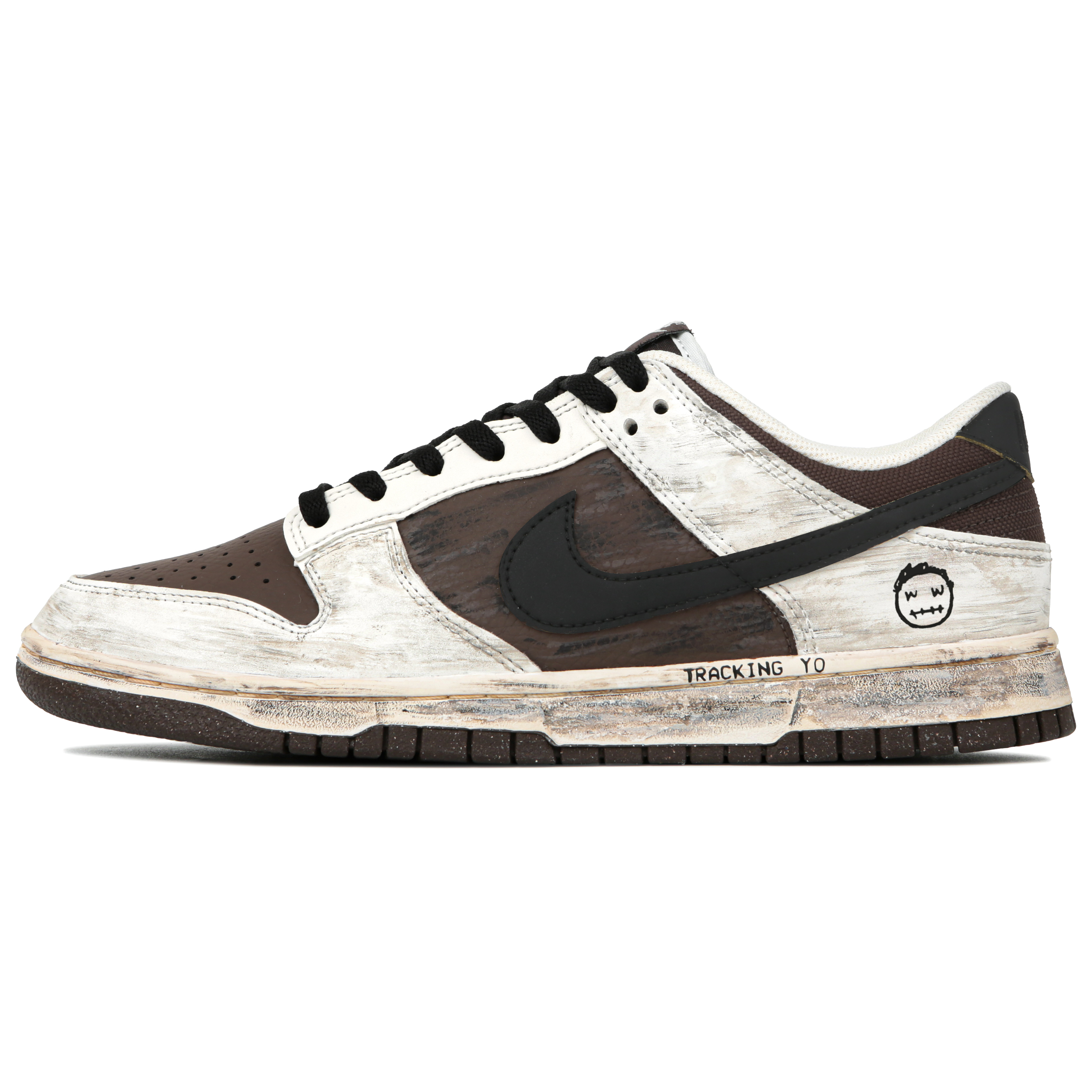 

Nike Низкие кроссовки для скейтбординга Dunk Low ''Jumpman Jack'', мужские, черно-коричневые