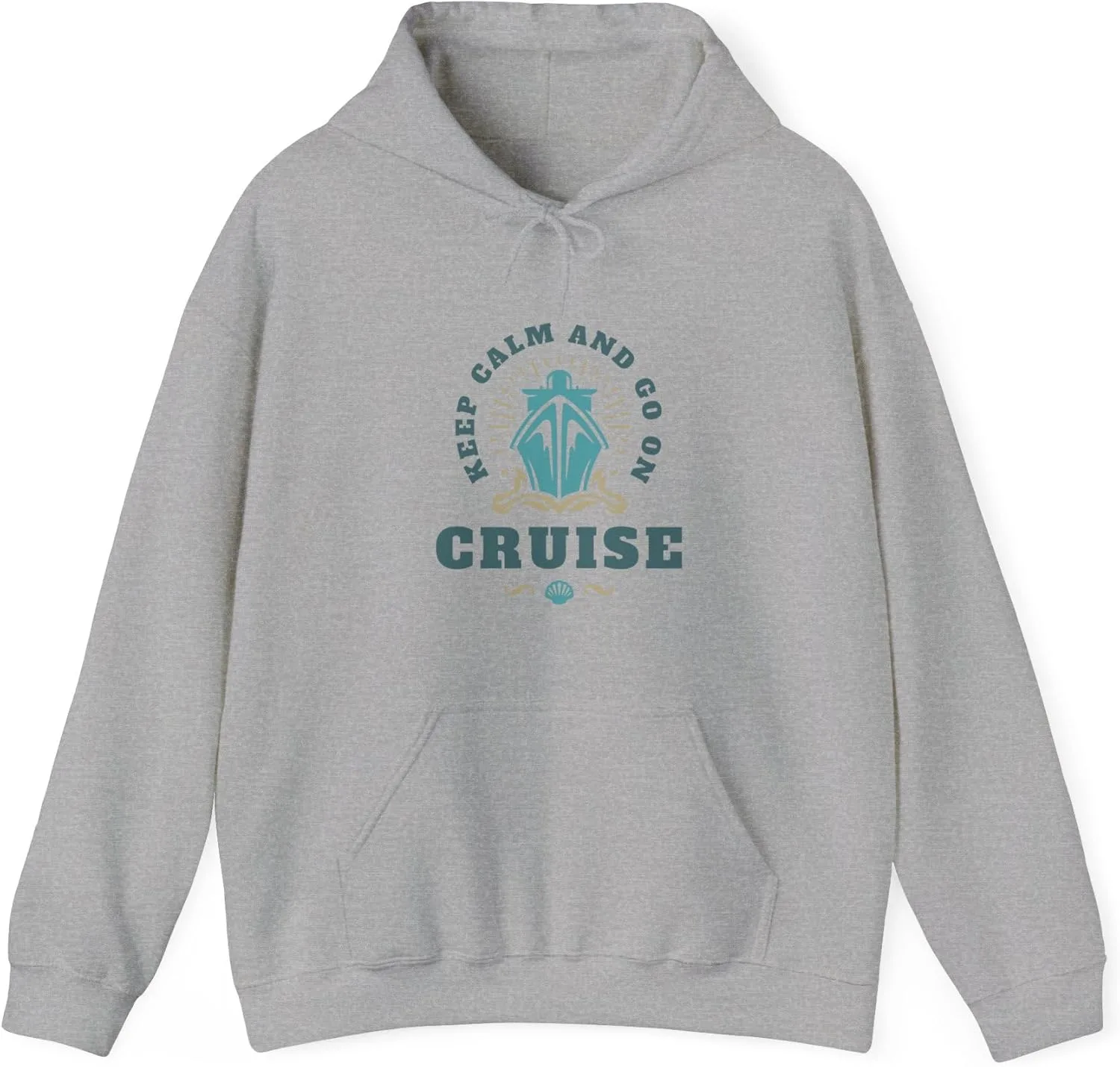 

Толстовка с капюшоном Keep Calm and go on a Cruise Unisex Heavy Blend