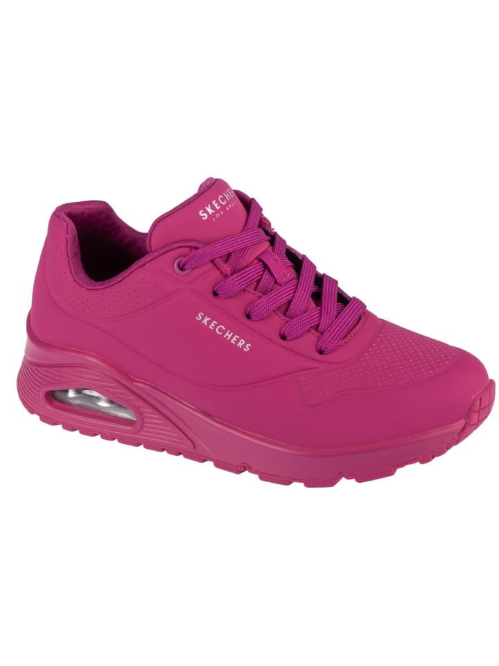 Кроссовки на шнуровке Skechers, цвет violett