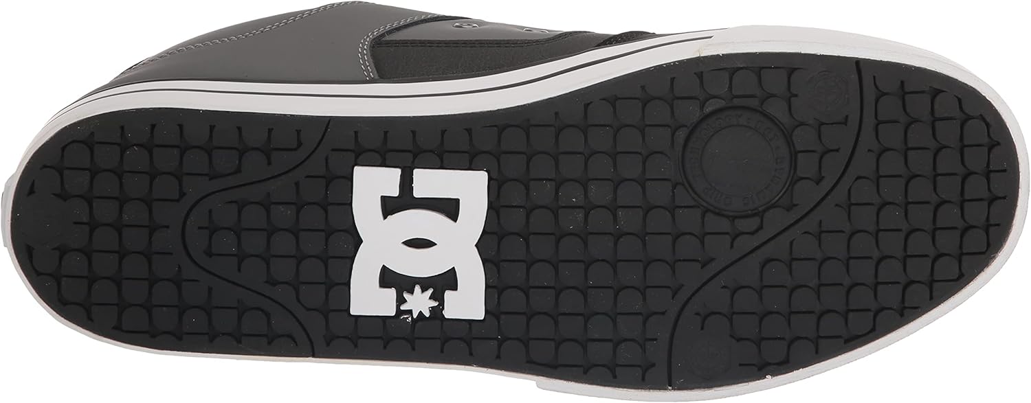 Мужские скейтбордические кеды DC Pureskateshoe Dc Shoes, черный/серый — фото 4