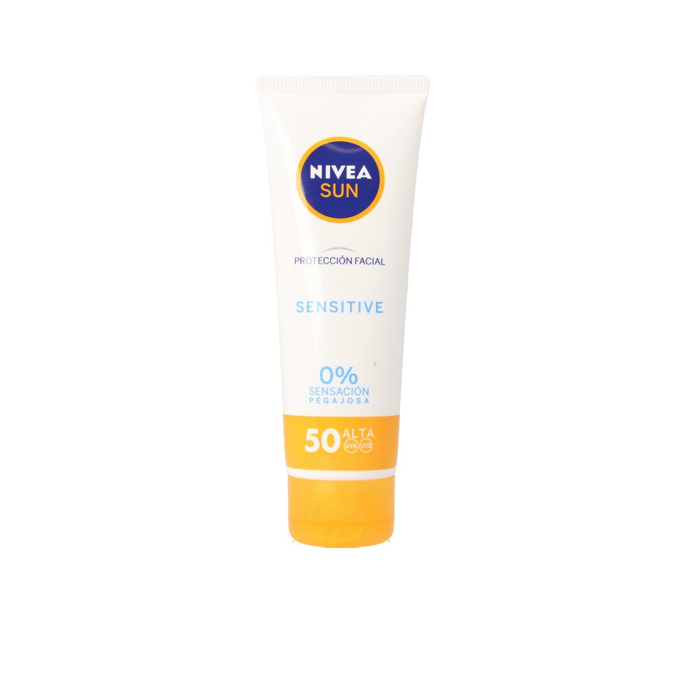 

Солнцезащитный крем sun facial sensitiv spf50 Nivea, объем 50 мл