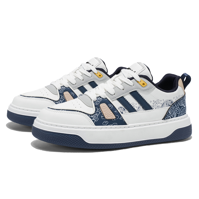 

Низкие кроссовки для скейтбординга Coverage Balance, мужская коробка TEXWOOD, White Blue