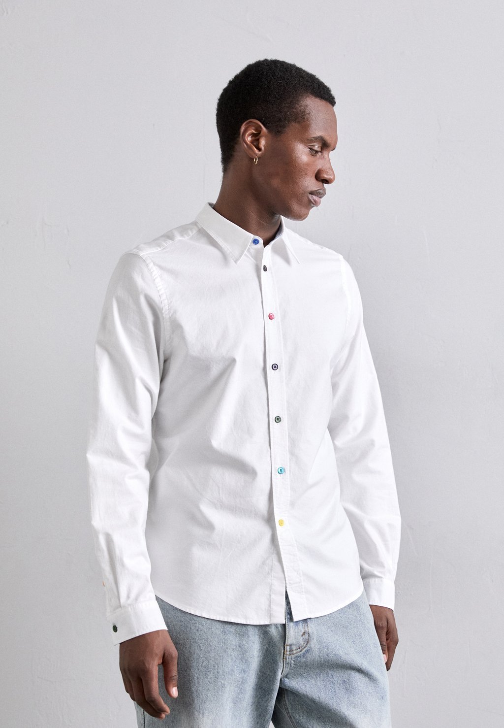 

Рубашка TAILORED FIT SHIRT BUTTONS PS Paul Smith, белый
