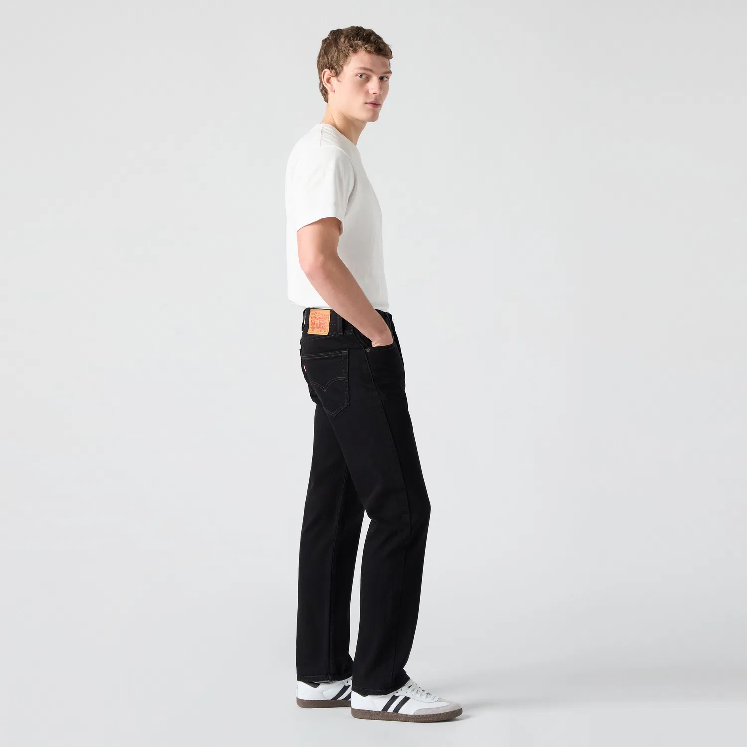 Мужские джинсы 505 Regular Levi's, Black — фото 4
