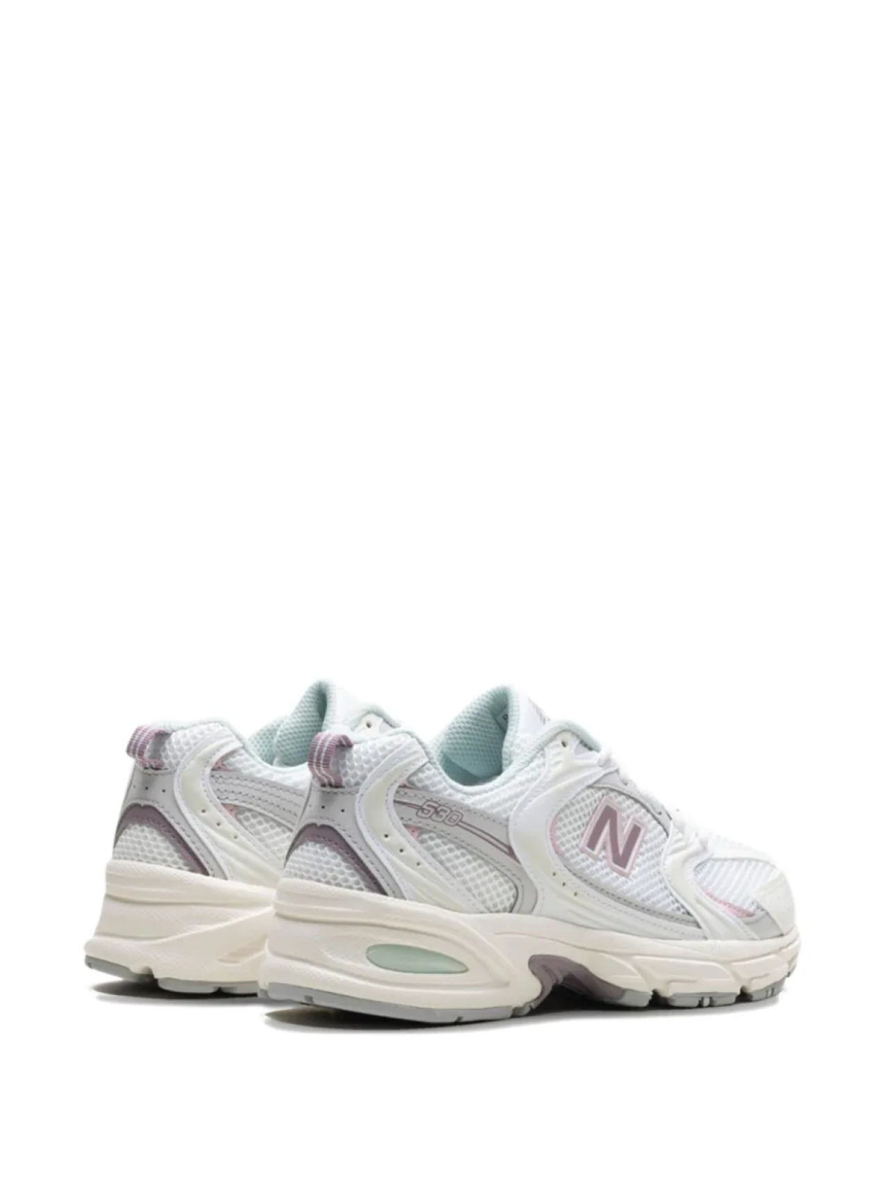 Кроссовки 530 "Sea Salt/Ice Wine" New Balance, белый — фото 3