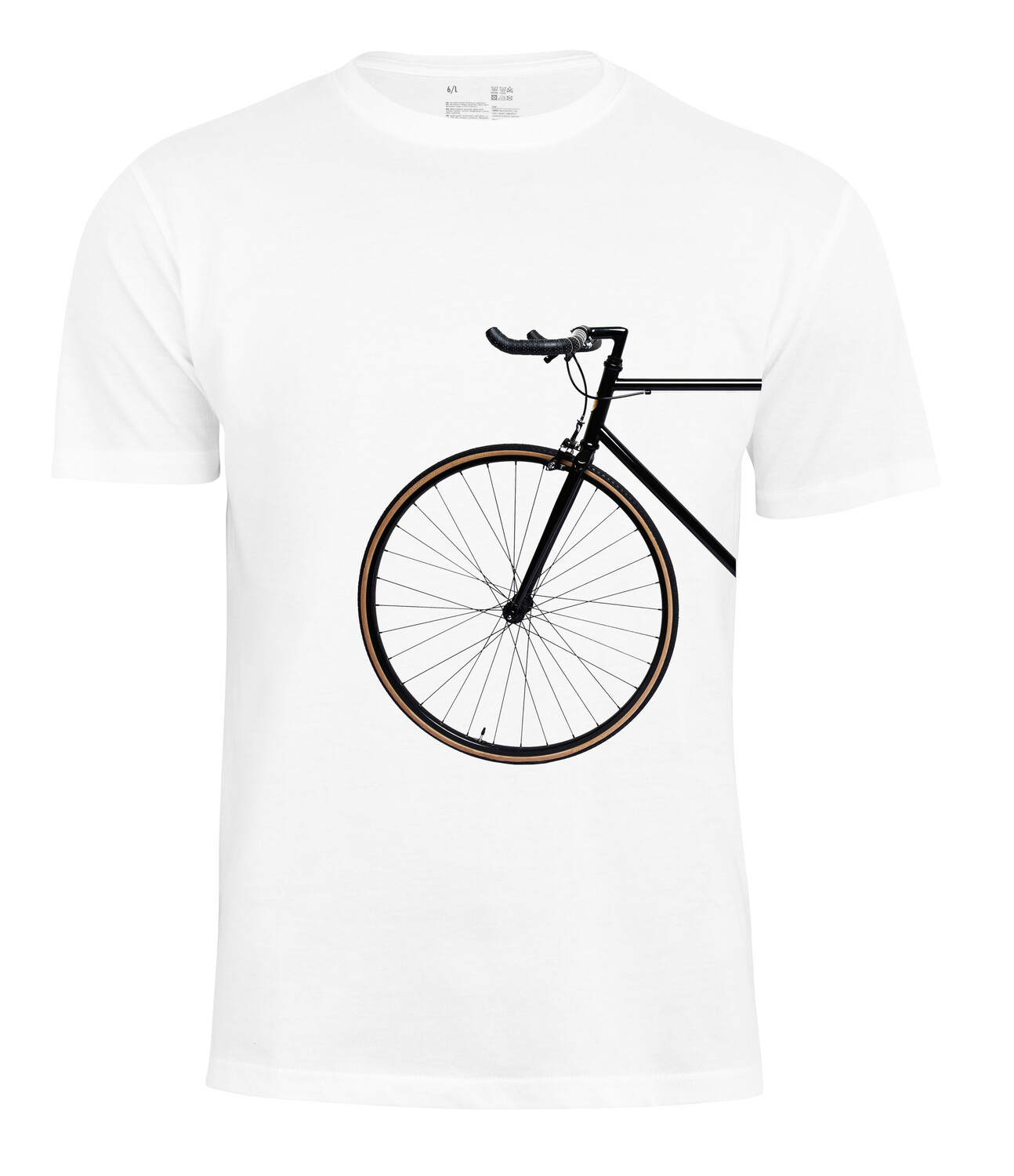 

Футболка Cotton Prime Bike Lover Vorderrad, белый