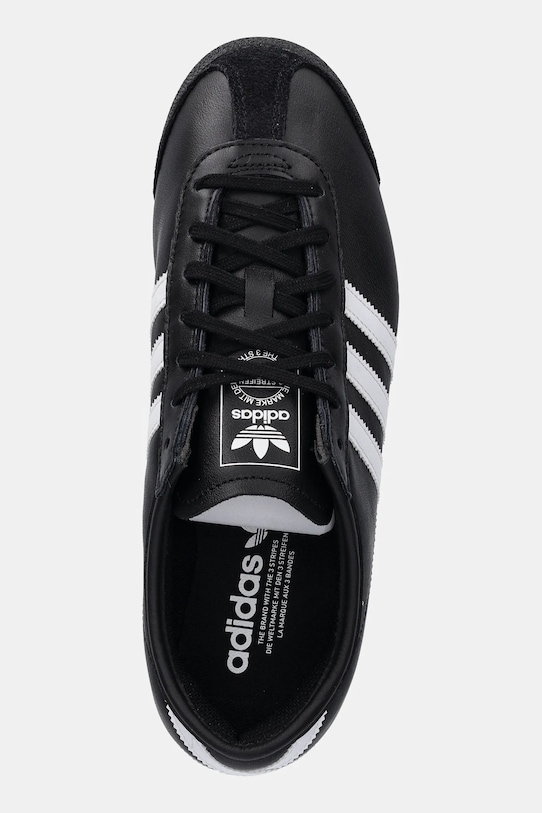 Кожаные кроссовки Italia 70S Adidas Originals, черный — фото 4