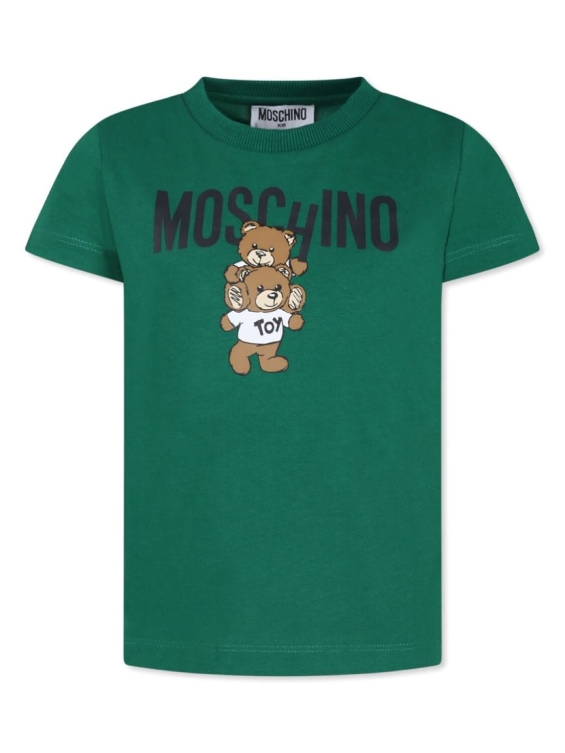 

Moschino Kids футболка из хлопка с логотипом, зеленый