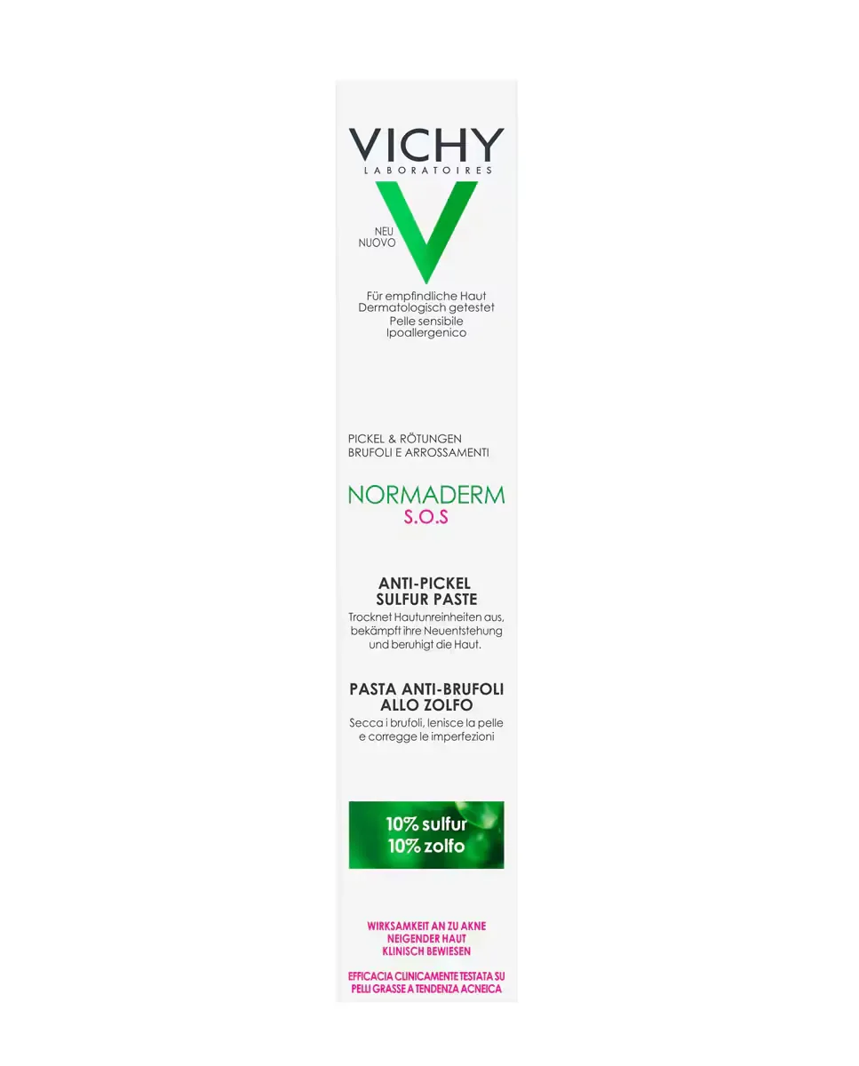 Гель для умывания Vichy — Средство экстренной помощи Normaderm S.O.S, 20 мл — фото 3