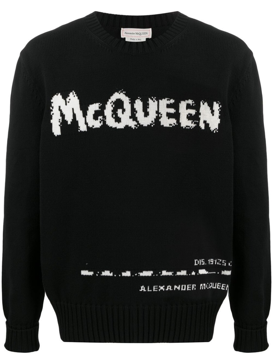 

Alexander McQueen джемпер с логотипом, черный