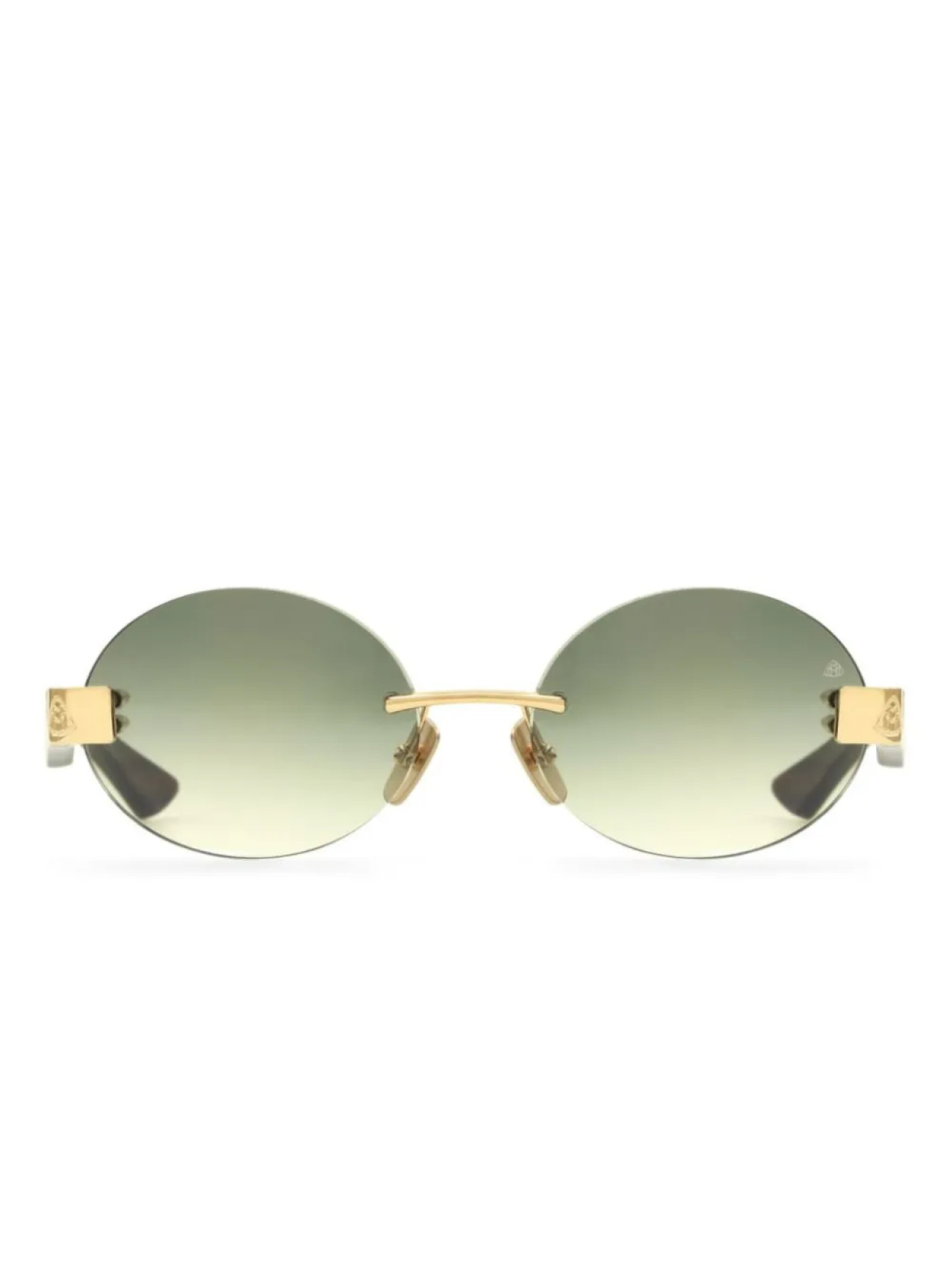 

Солнцезащитные очки Maybach eyewear в круглой оправе, золотой