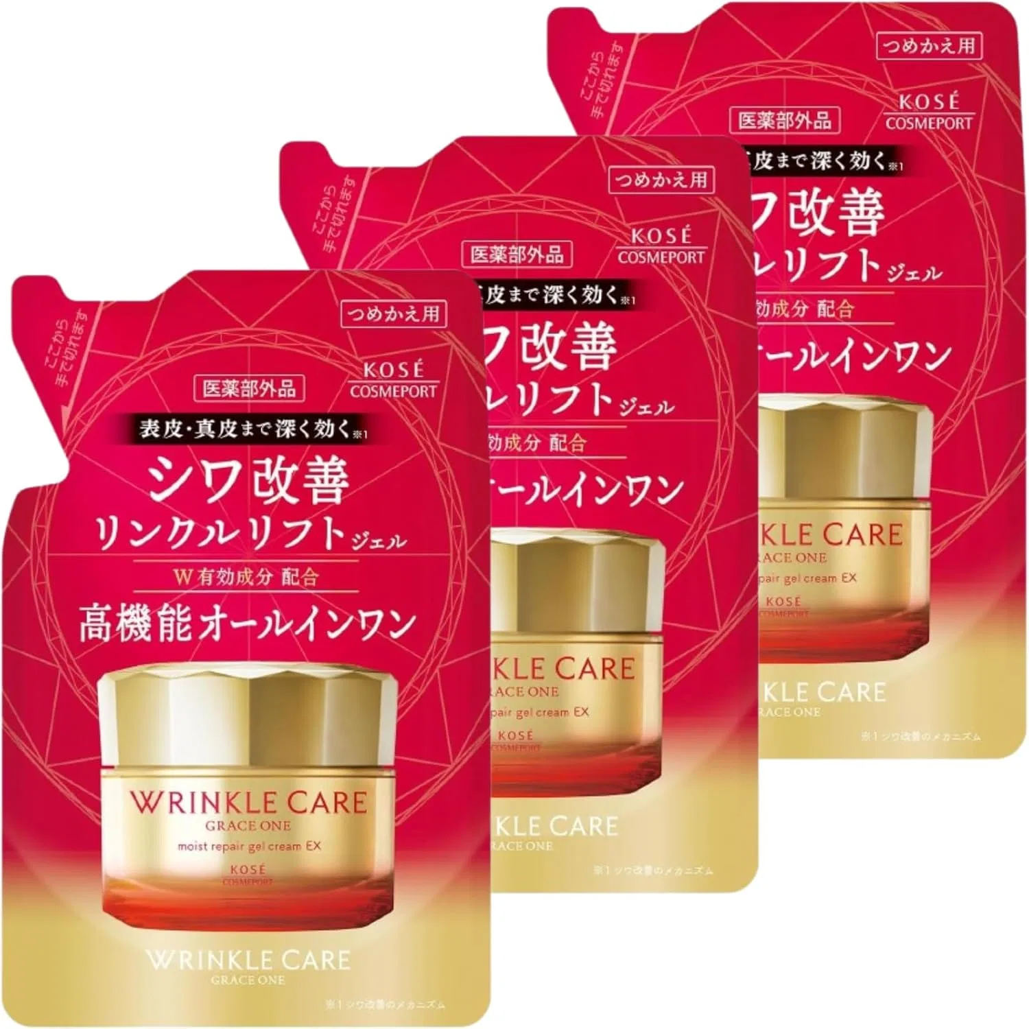 Крем для лица — Дневной Gray One Wrinkle Care Moist Repair Gel Cream EX Refill, 90 г