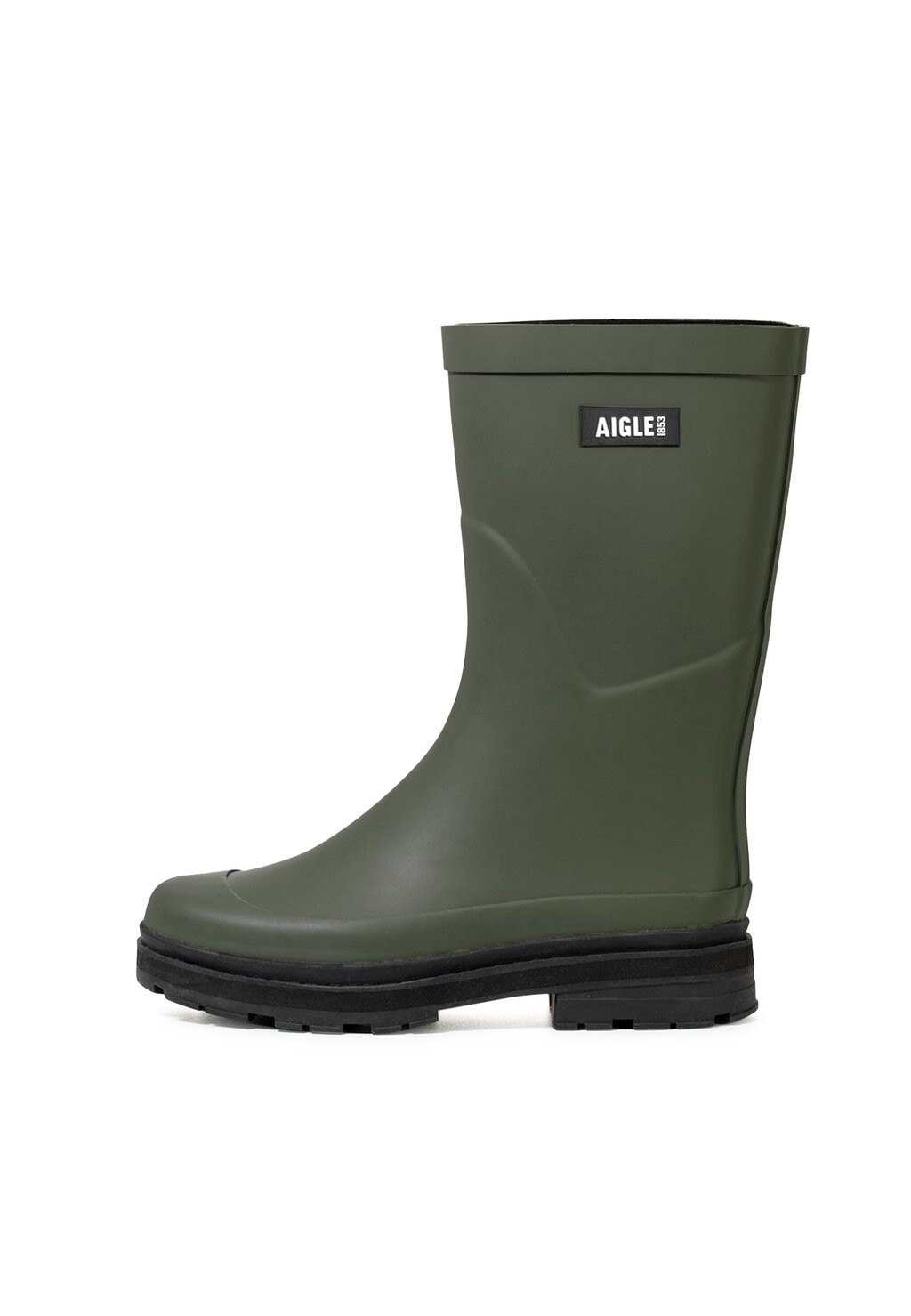 

Резиновые сапоги Aigle, цвет khaki