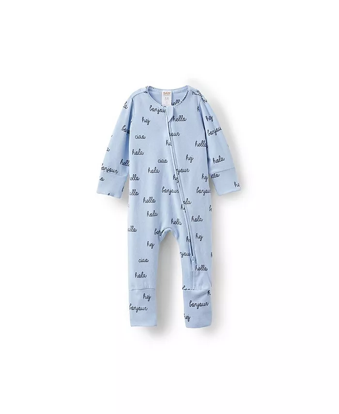 

Комбинезон с длинным рукавом и молнией Billie для мальчиков COTTON ON, синий