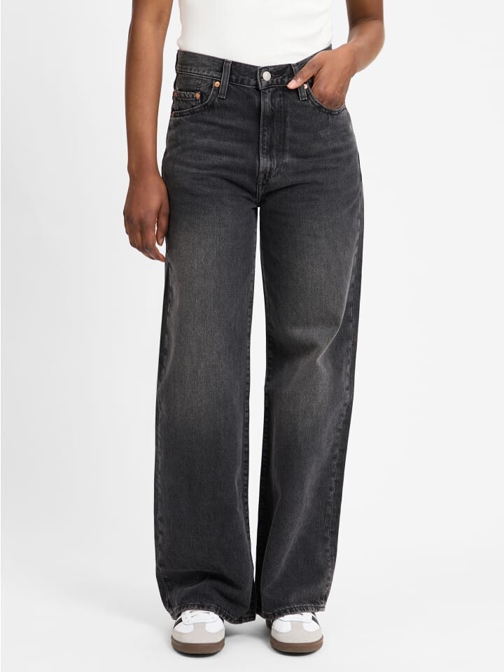 

Тканевые брюки Levi´s Jeans Ribcage Wide Leg, черный