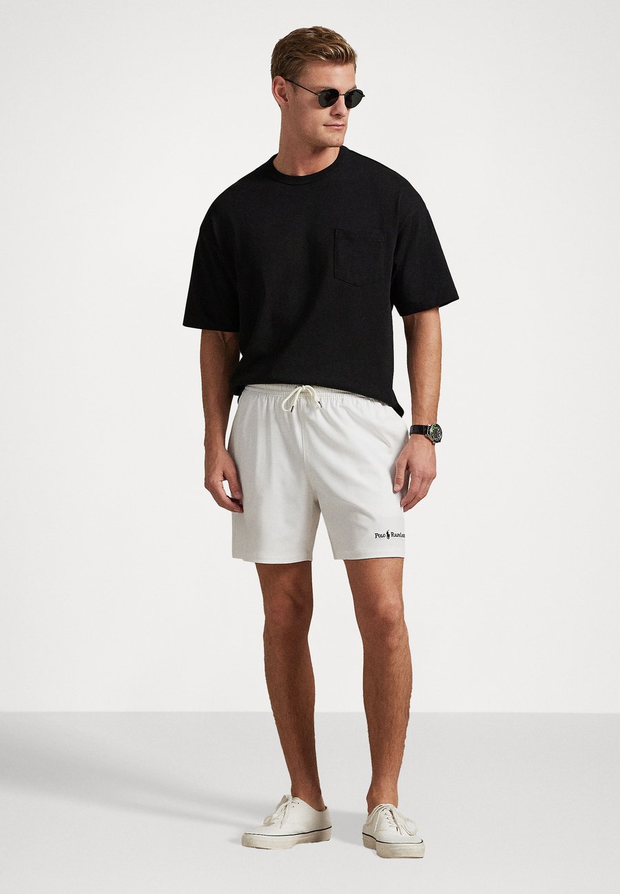 Шорты для плавания Polo Ralph Lauren 5.75-INCH TRAVELER CLASSIC SWIM TRUNK, Deckwash White/Off-White — фото 2