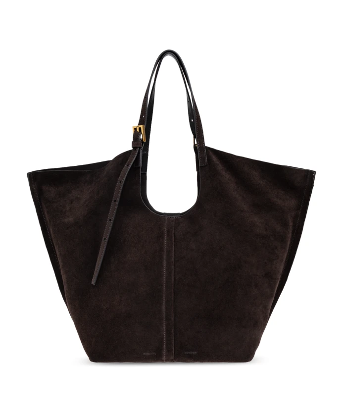 

Замшевая большая сумка Ara Allsaints, коричневый