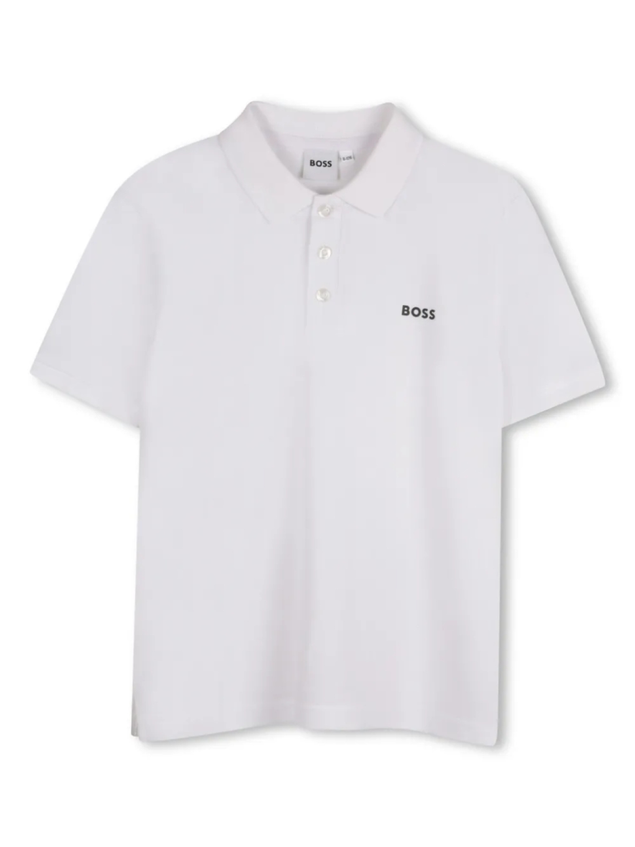 

BOSS Kidswear рубашка поло с короткими рукавами, белый