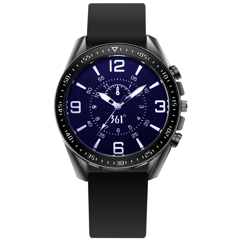 

361° Мужские часы Racing Fashion Style Collection с кварцевым механизмом и силиконовым ремешком, черный циферблат