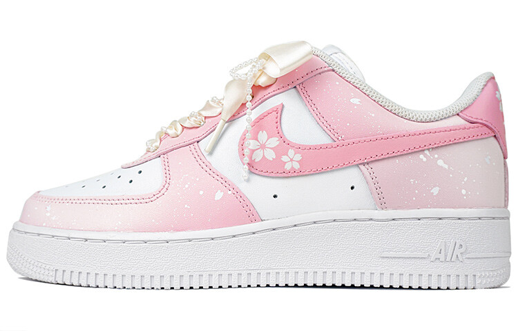 

Кроссовки Nike Air Force 1 Skateboard Shoes Women's Low-Top Pink White