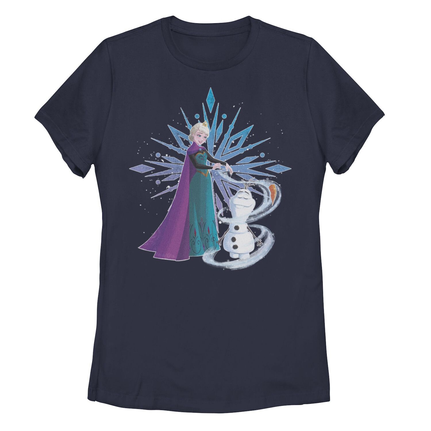 

Детская футболка Disney's Frozen с портретом Эльзы и Олафа Licensed Character