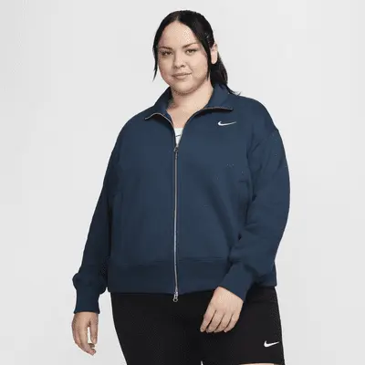 

Куртка Nike Sportswear Phoenix Fleece, цвет Armory Navy/Sail