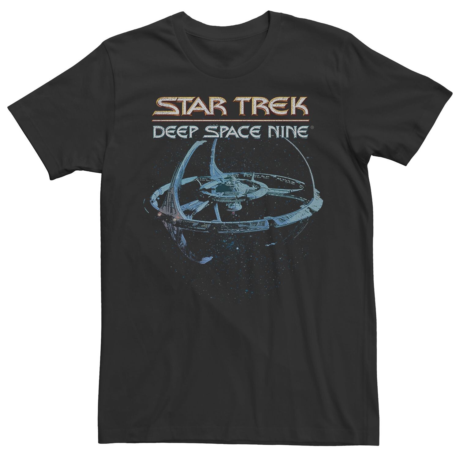

Мужская винтажная футболка Star Trek Deep Space Licensed Character