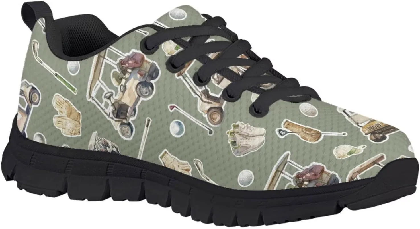 Кроссовки детские с принтом Pointodoor, цвет Golf Ball Car Print-gray
