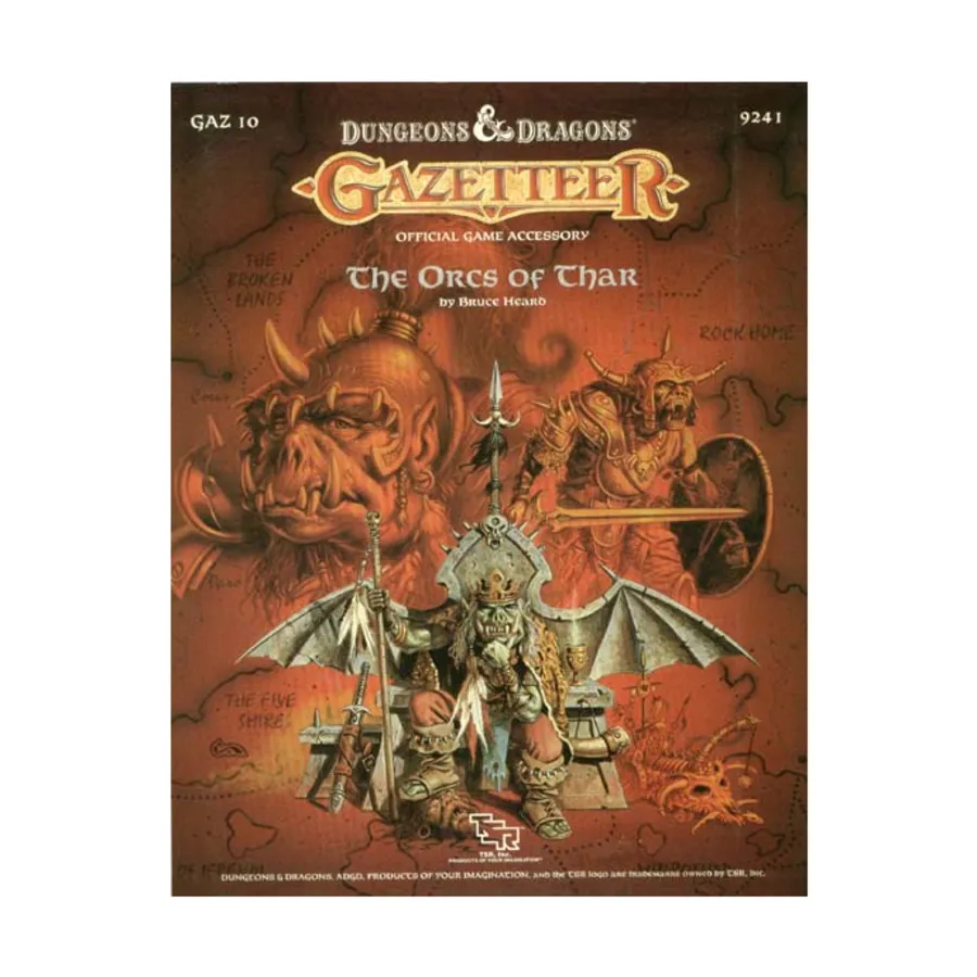 

Модуль Orcs of Thar, Basic Dungeons & Dragons (Original Edition) - Gazetteers
