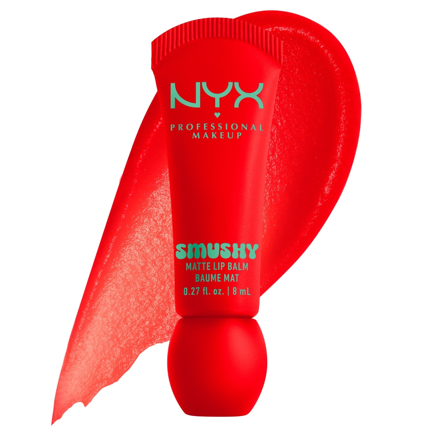 Бальзам для губ Nyx Professional Makeup Smushy Matte, soft sorbet, 8 мл — фото 4