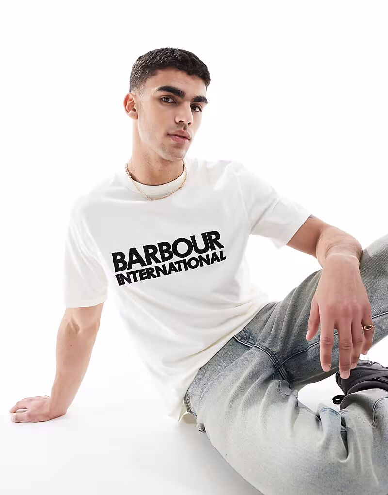 

Футболка Barbour International Jason белого цвета