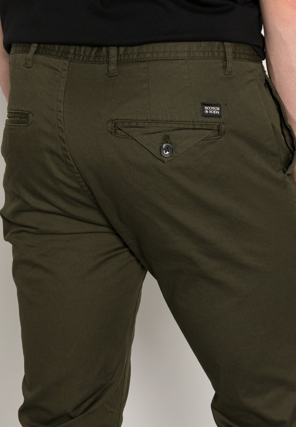 

Брюки парусиновые Stuart Classic Regular Fit Scotch & Soda, милитари