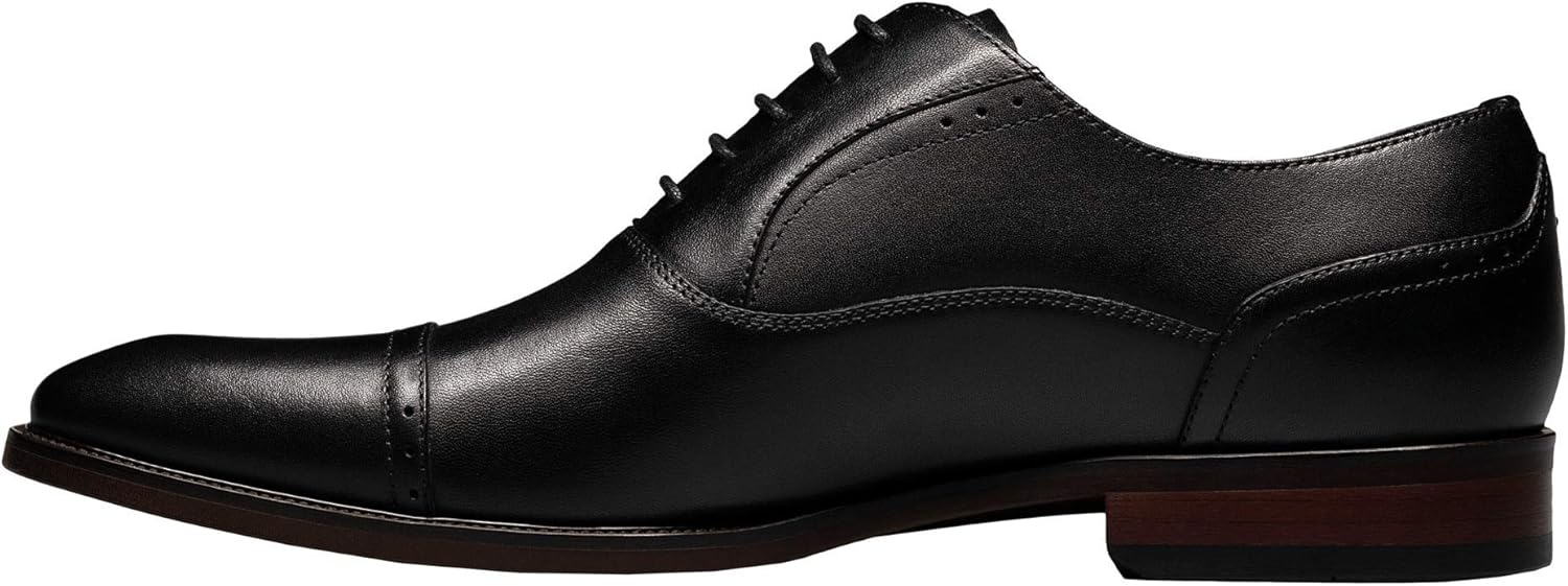 Мужские оксфорды Florsheim Sorrento с носком-капто, черный — фото 4