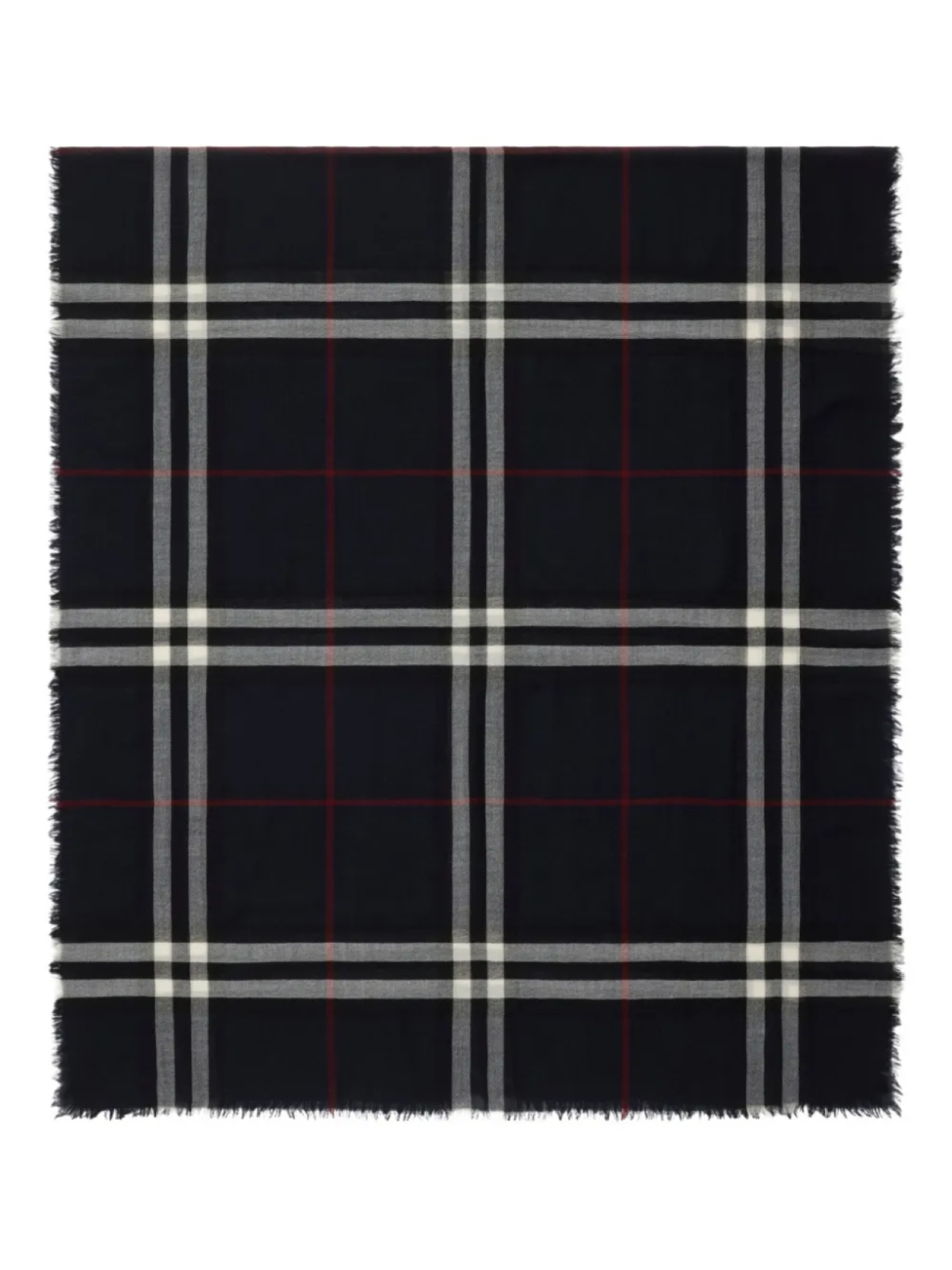 

Клетчатый шарф Burberry, синий