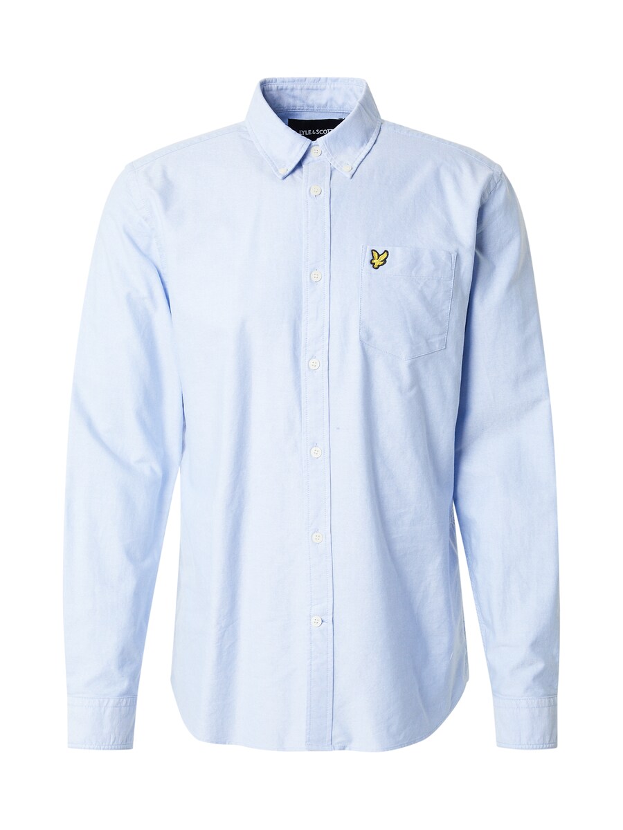 

Рубашка на пуговицах классического кроя Lyle & Scott, светло-синий