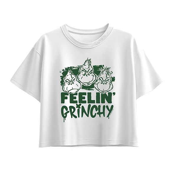 

Футболка Boxy Tee Girls 7-16 Dr Seuss The Feelin' Y Grinch, White