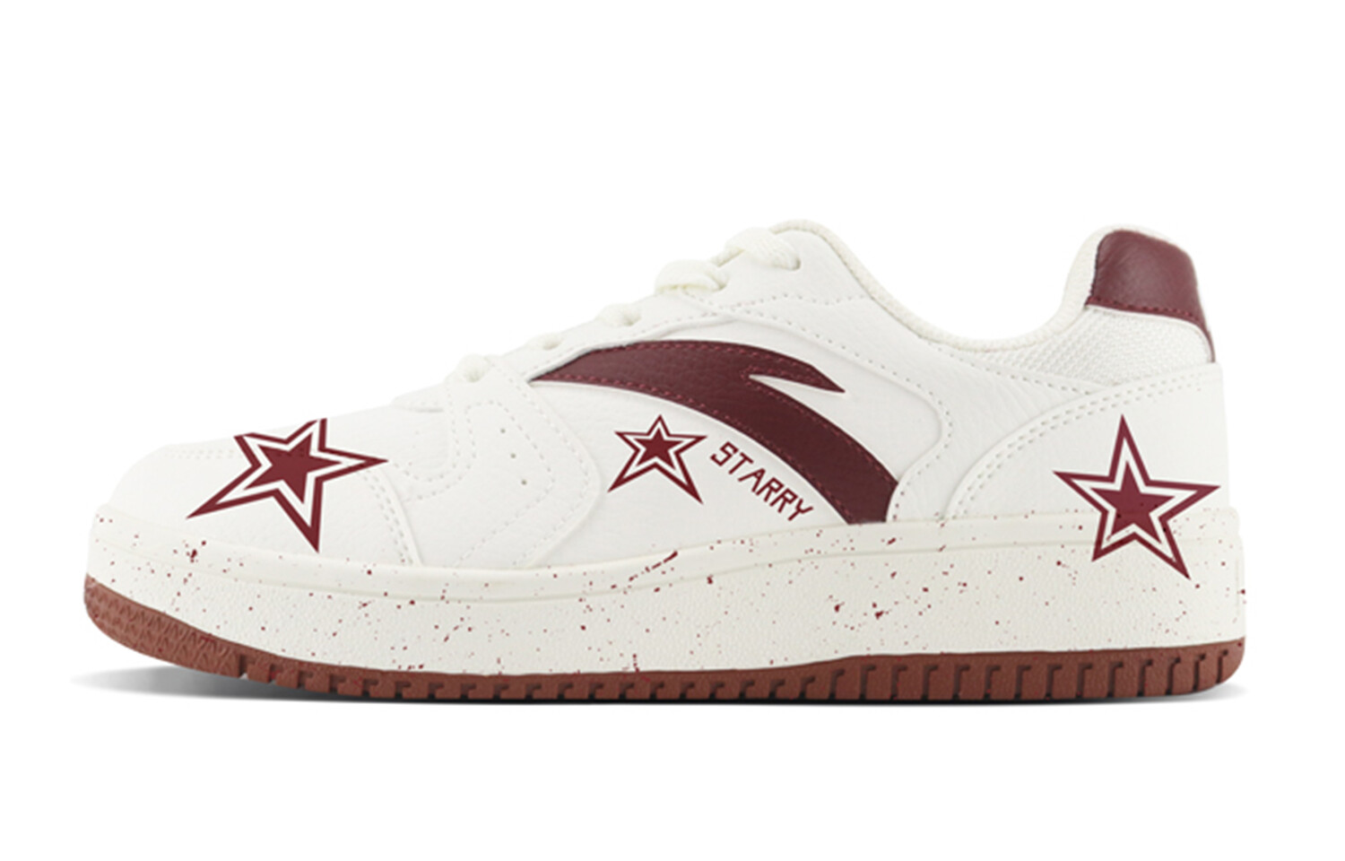 

Кроссовки ANTA Skateboarding Shoes Women's Low-top White/Red, белый/красный