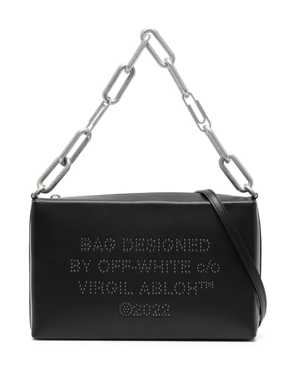 

Off-White сумка на плечо с кристаллами, черный