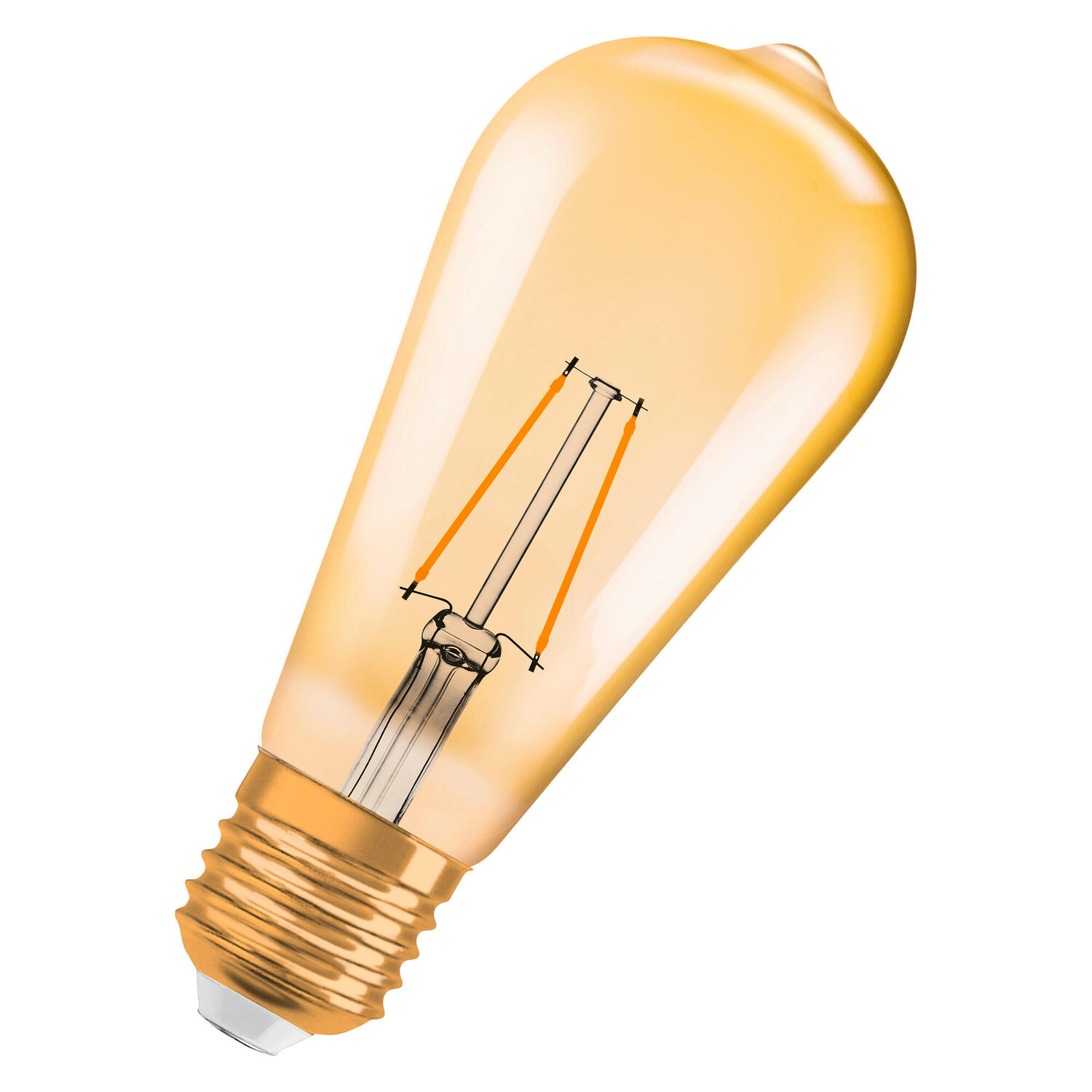 

Светодиодная лампочка Osram, 6,4x14,3 см, золотой