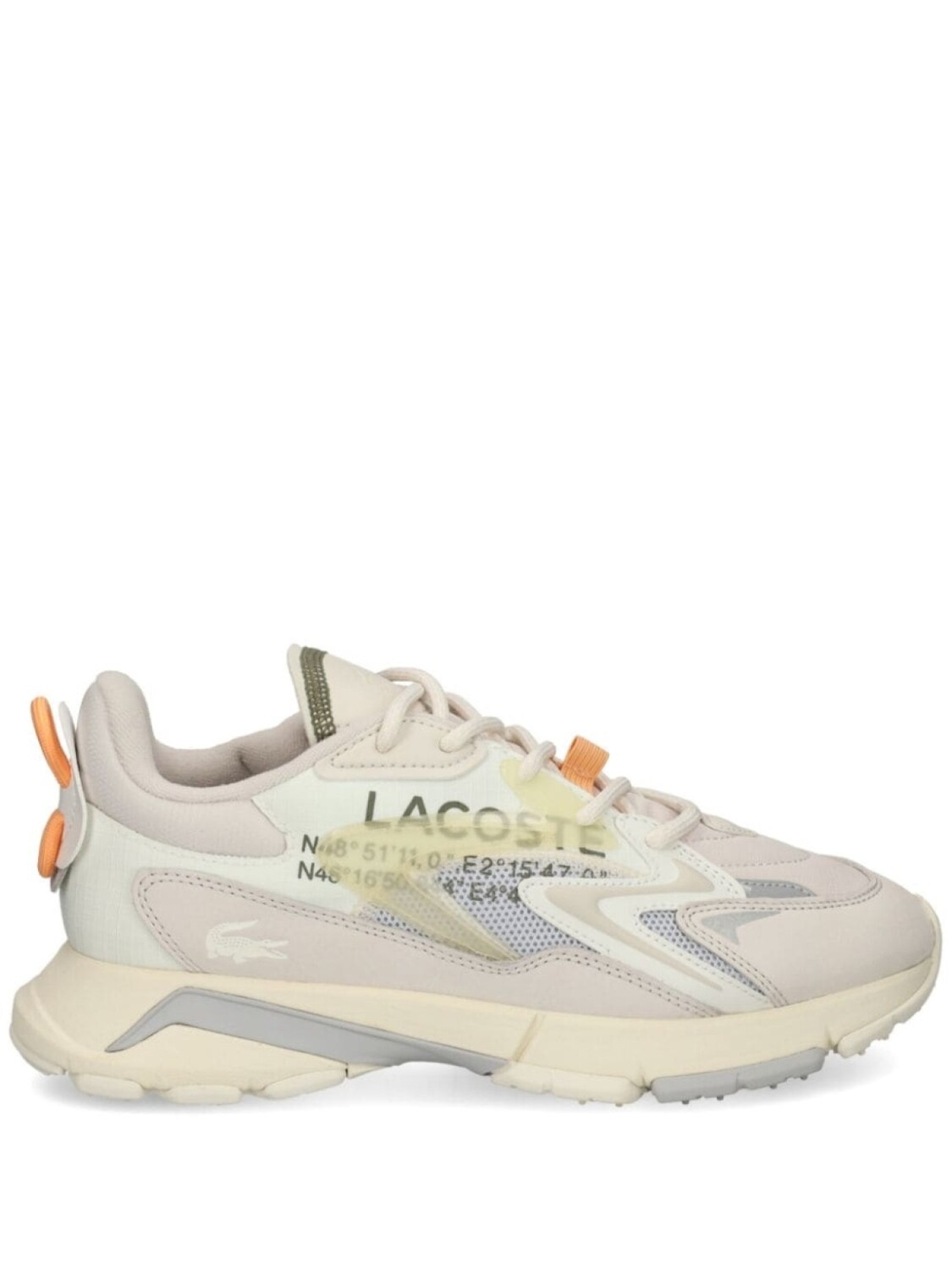 

Lacoste кроссовки с тисненым логотипом, белый