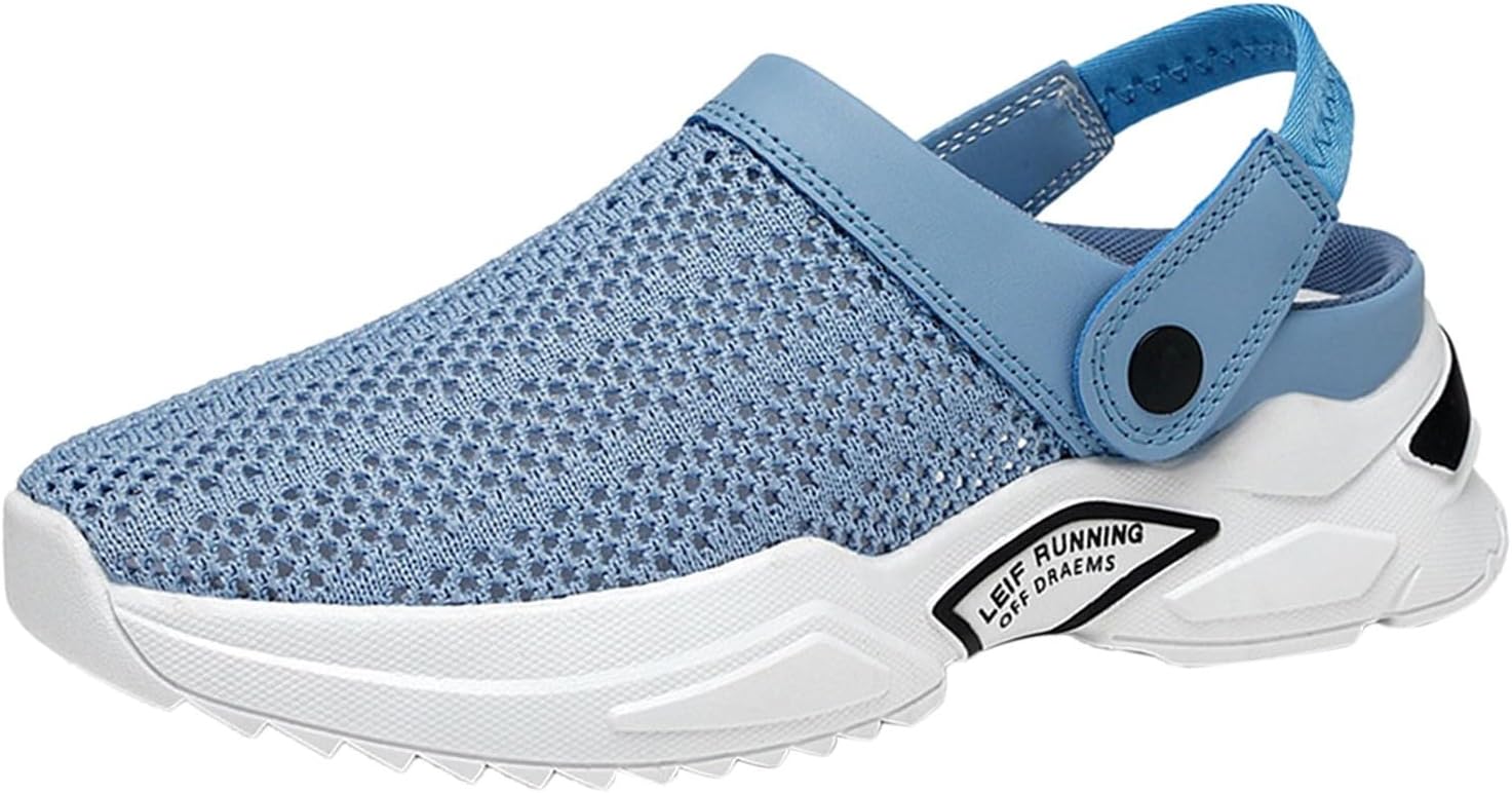 

Мужские комфортные летние сандалии, дышащие, легкие, повседневные слипоны для прогулок на улице и на пляже Generic, синий