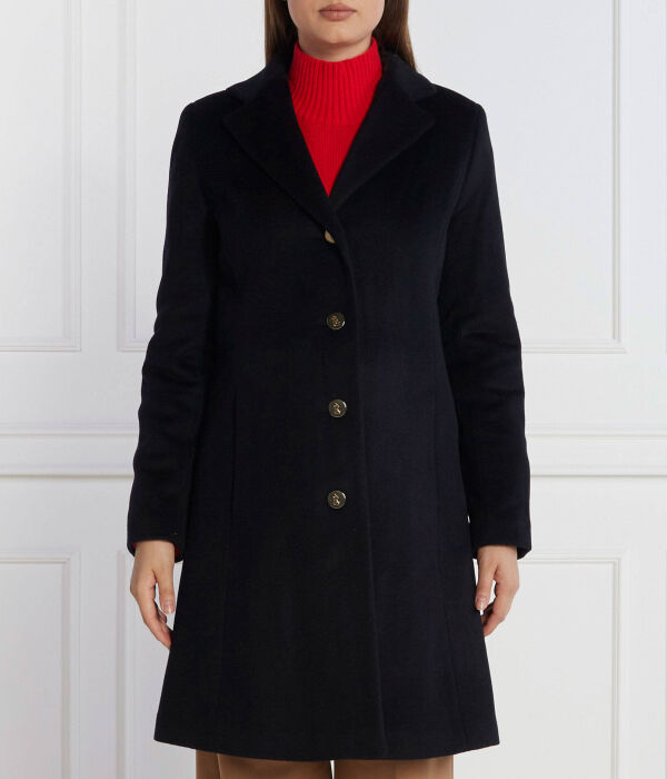

Пальто женское Lauren Ralph Lauren шерстяное с добавлением кашемира, синий