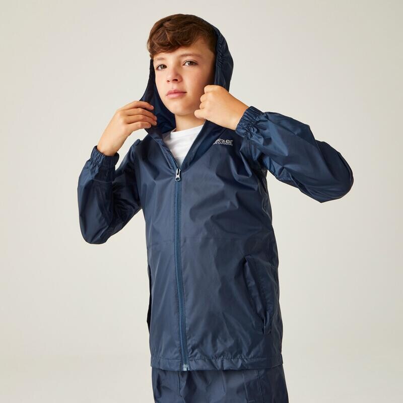 

Детская куртка Regatta, цвет sky blue/dark blue