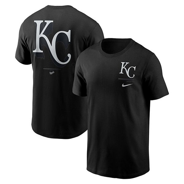 

Мужская черная футболка kansas city royals lights out bar loading Nike