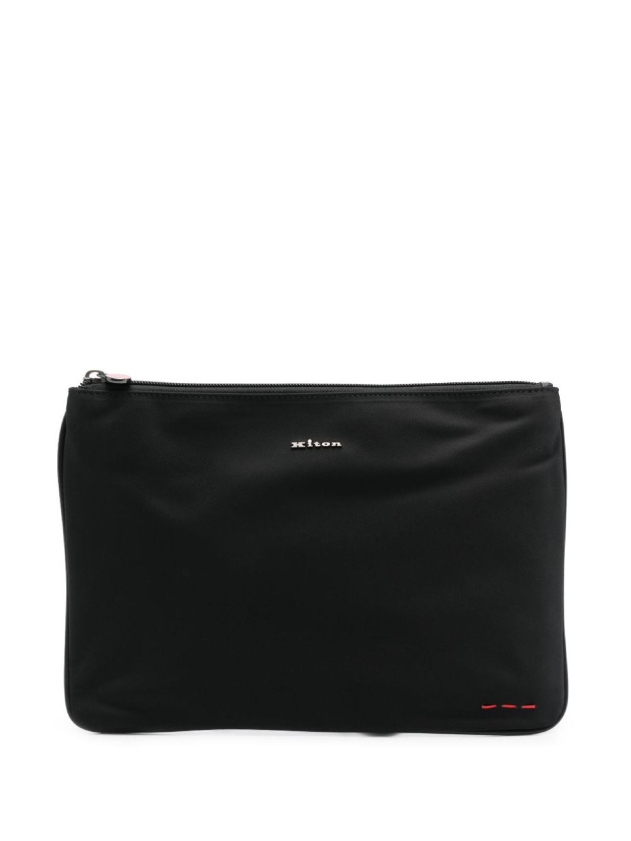 

Kiton клатч с логотипом, черный